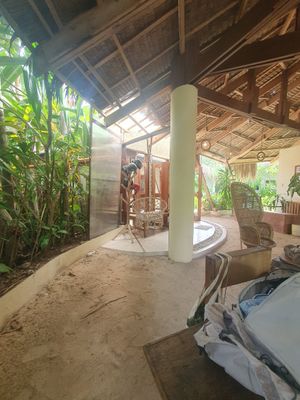 . at Prana Garden Restaurant in Siargao