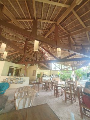 . at Prana Garden Restaurant in Siargao