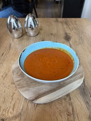 Tomato soup  at O Bajgiel Wielka in Poznan