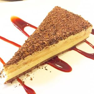 fantastic mango raw cake at Rawcha in Prague