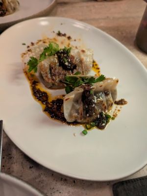 Vegan dumplings  at Muda By/Suka in Canggu