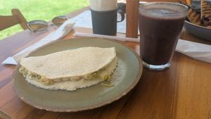 Tapioca crepe at Ilhabela Republic in Ilhabela