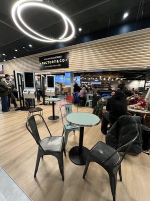 Outside the restaurant   at TLS - Factory & Co - Hall C in Blagnac