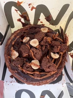 Chocolate swirl   at Donutelier - Carnaby St in London