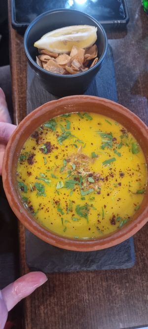 Lentil soup at Lebanese House in Newbury