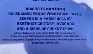 Roquette Man  at The Butter Factory Cafe  in Shepparton