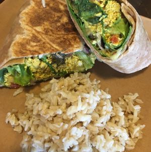 Breakfast burrito. Highly recommend! at Choices Cafe in Miami