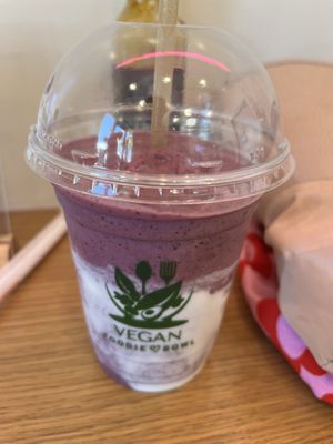 Purple Rain Smoothie 😍😍😍  at Vegan Foodie Bowl in Glendale