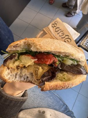 eggplant, potato, tomato, etc!   at Scrufanizie in Perugia