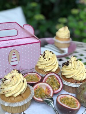 Maracuja Cupcake, vegan
bei CupCakes Wien
www.cupcakes-wien.at at CupCakes Wien in Vienna