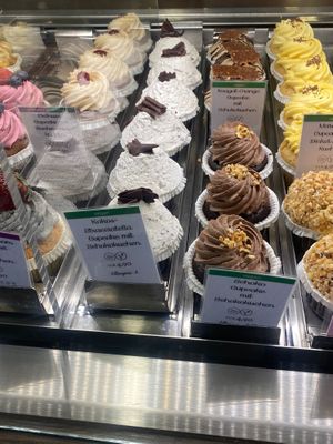 Vegan cupcakes options at CupCakes Wien in Vienna