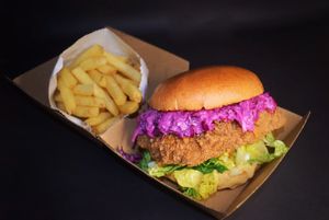 Ursula’s Chicken Burger at The Green Mermaid in Durham