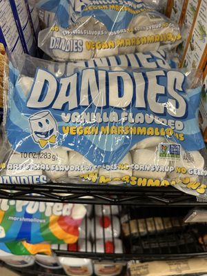 Vegan marshmallows - Yay!   at Curry Village Gift & Grocery  in Yosemite Valley