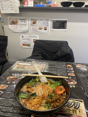 Tantanemen - spicy but not too spicy eg perfect   at GEN-STYLE in Tokyo