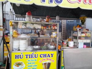 Looking in at Hủ tíu Chay in Ho Chi Minh City