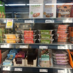 Vegan freezer at Maxi Foods in Upper Ferntree Gully