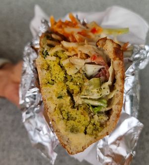 Falaffel Sandwich at Die Kichererbse  in Kriftel
