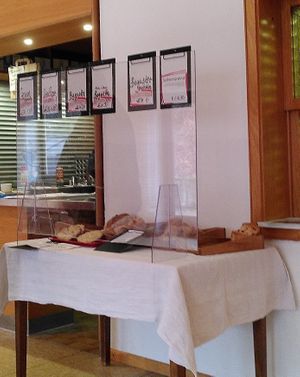 Vor Ort in Bennhausen at mobile HOLZOFENbäckerin in Bennhausen