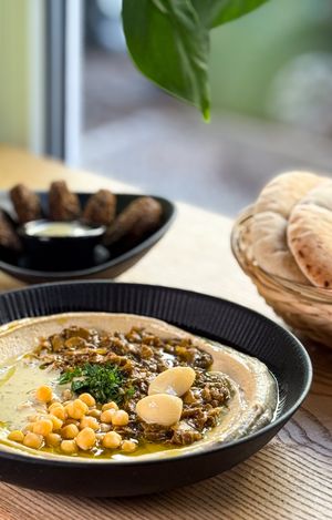 Vegan Mushrooms Shawarma  at Dr Hummus in Berlin