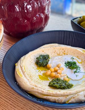 Classic Hummus  at Dr Hummus in Berlin