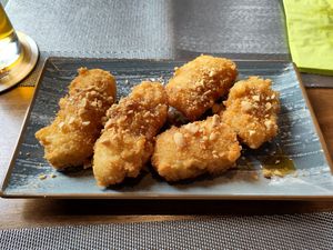 Gebackene Banane at Onkel Ha Vegan in Muelheim-kaerlich