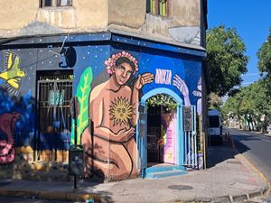 Outside View at Mixta Cafe in Santiago