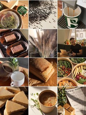 Some of the delicious foods available in Roslynka cafe 😋  The only 100% vegan cafe in Lutsk currently. Serves soups & Homemade bread, super nutritious meal bowls,  coffee & cake at Roslynka in Lutsk