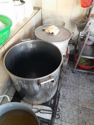 Kitchen area at Cô Hai in Ho Chi Minh City