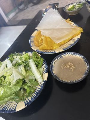 Fried pancake   at Mộc Lam An Vegan in Hoi An