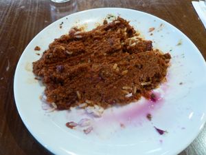 Chili sin carne at Segreto in Helsinki