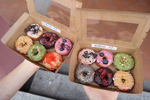 amazing donuts at Well Dressed Salad Bar and Cafe in Central Singapore