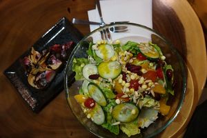 wonderful mango salad at Well Dressed Salad Bar and Cafe in Central Singapore