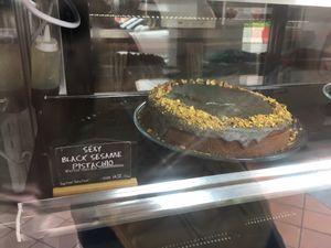 vegan cake at Well Dressed Salad Bar and Cafe in Central Singapore