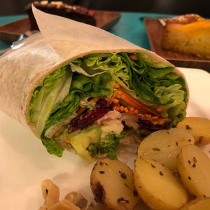 Wrap at Well Dressed Salad Bar and Cafe in Central Singapore