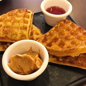 Wafflesssss at Well Dressed Salad Bar and Cafe in Central Singapore