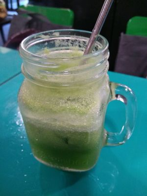 icy celery, green apple, cucumber juice at Well Dressed Salad Bar and Cafe in Central Singapore