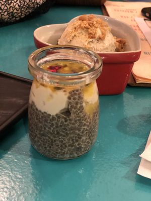 Chia pudding  at Well Dressed Salad Bar and Cafe in Central Singapore