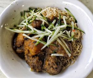 Rendang mee, i like the mee most at Pu Ti Vegetarian - 菩提樹  in Kuching