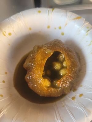 Pani puri at Amar Restaurant - Navroz Mansion in Mumbai