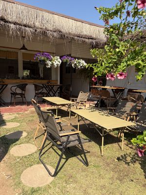 seating area  at Breakfast Factory in Chiang Rai