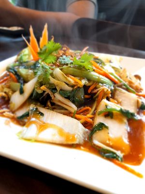 Crispy fried noodles at Hủ Tiếu Chay Cây Đề - Quận 8 in Ho Chi Minh City