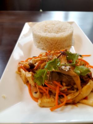 Fried rice mushrooms at Hủ Tiếu Chay Cây Đề - Quận 8 in Ho Chi Minh City