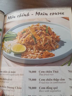 Menu at Hủ Tiếu Chay Cây Đề - Quận 8 in Ho Chi Minh City