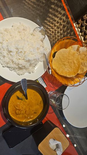 Rice and Curry at SAAT Indian Restaurant in Hoi An