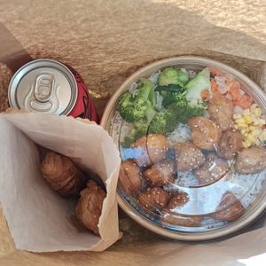 'Honey' chkn bowl combo at Vegie Bowl Express in Boronia