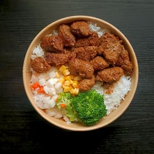 Rendang curry at Vegie Bowl Express in Boronia