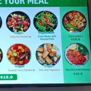 updated menu at Vegie Bowl Express in Boronia