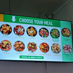 Current menu at Vegie Bowl Express in Boronia