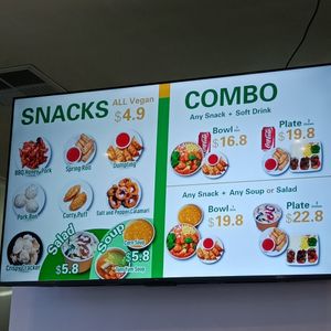 Current menu at Vegie Bowl Express in Boronia