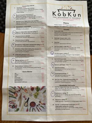 The marked dishes can be veganized   at KobKun in Ry